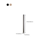 Minimalist Ultra-Slim Bedroom Linear Wall Sconce #size