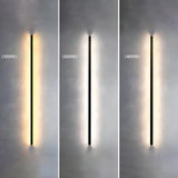 Minimalist Vertical Metal LED Wall Light Fixture Image - 10