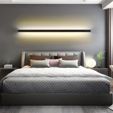 Minimalist Vertical Metal LED Wall Light Fixture Image - 7