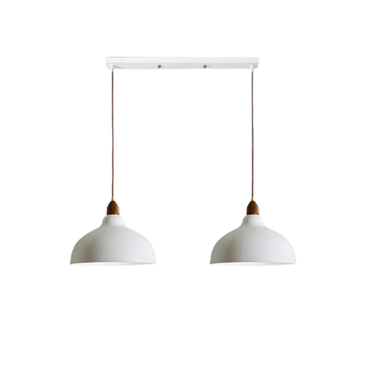 Minimalist White 3-Light Bowl Island Pendant Light Image - 8