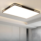 Minimalist White Circle LED Flush Mount Ceiling Light Image - 13