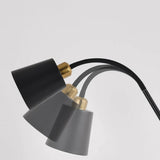 Minimalist White Cone Metal Adjustable Floor Lamp Image - 9