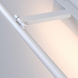 Minimalist White Cylinder Adjustable Vanity Light Image - 12