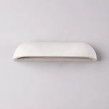 Minimalist White Dome Metal Outdoor LED Wall Light Image - 10