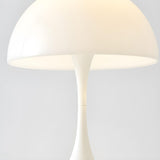 Minimalist White Dome Shade Glass Decorative Table Lamp Image - 6