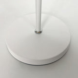 Minimalist White Floral Modern Metal Floor Lamp Image - 7