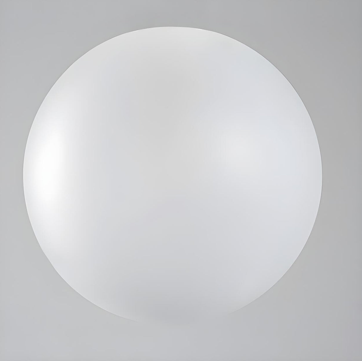 Minimalist White Glass Ball Bedroom LED Pendant Light Image - 7