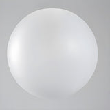 Minimalist White Glass Ball Bedroom LED Pendant Light Image - 7