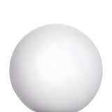 Minimalist White Globe LED Wall Sconce Light Image - 10