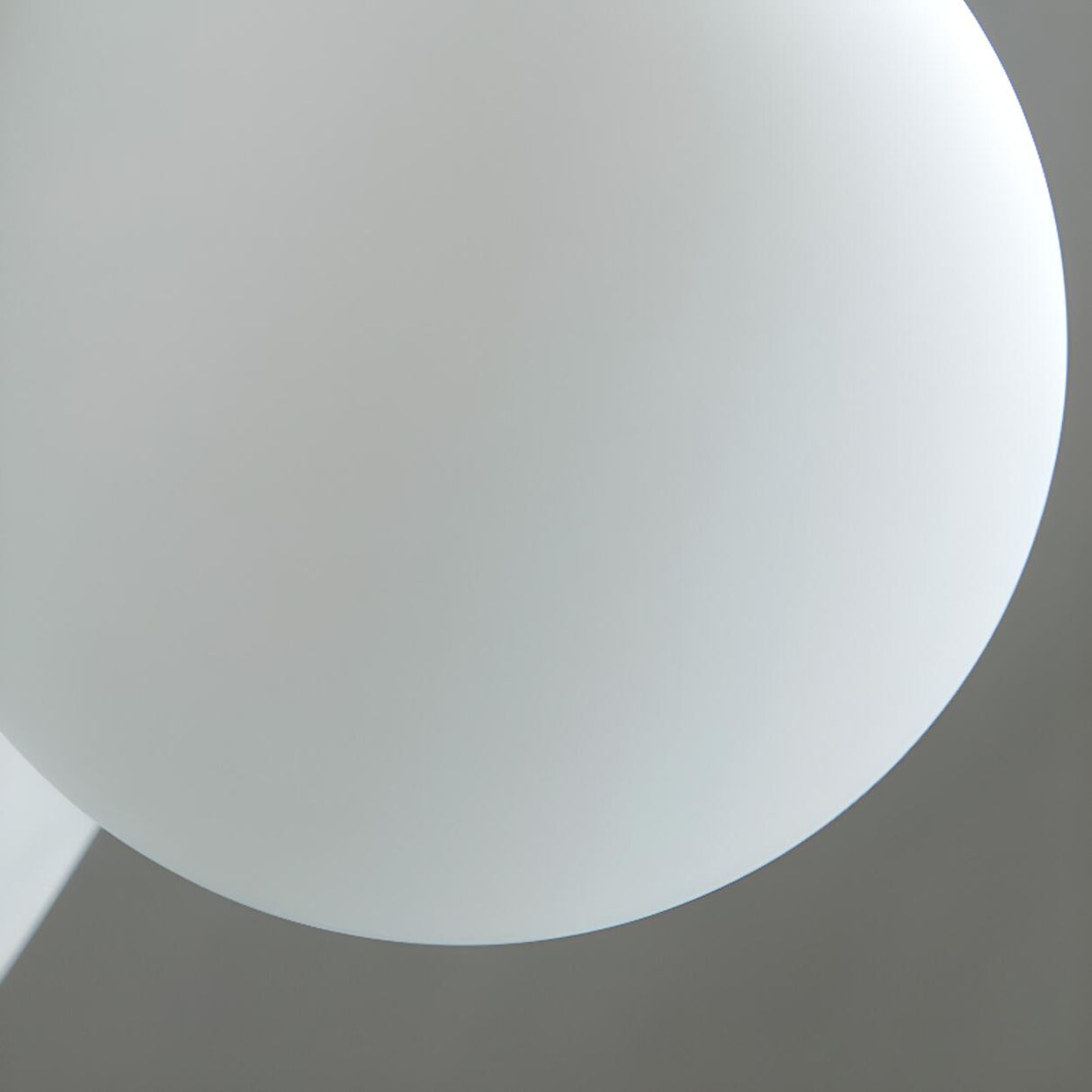 Minimalist White Globe LED Wall Sconce Light Image - 9