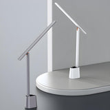 Minimalist White LED Linear Metal Bedroom Table Lamp Image - 11