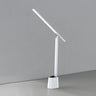 Minimalist White LED Linear Metal Bedroom Table Lamp Image - 6