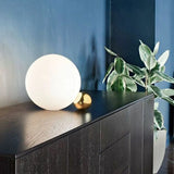 Minimalist White LED Modern Moon Bedside Table Lamp  Image - 3