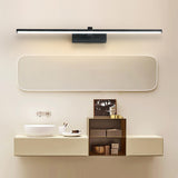 Minimalist White Linear LED Bathroom Vanity Light Image - 4