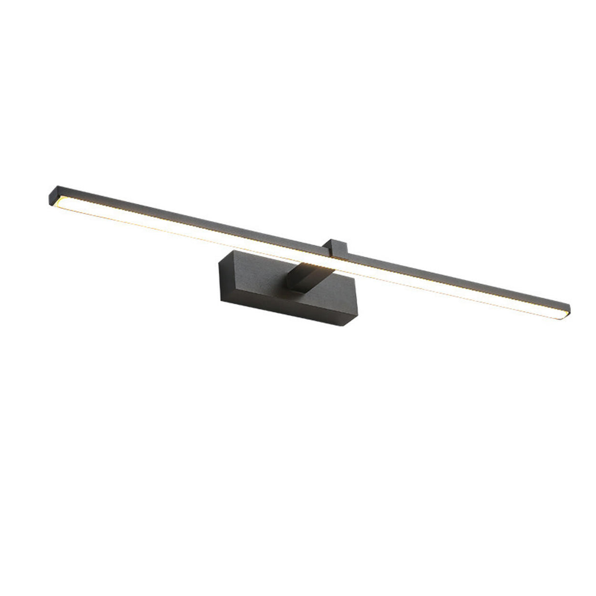 Minimalist White Linear LED Bathroom Vanity Light Image - 5