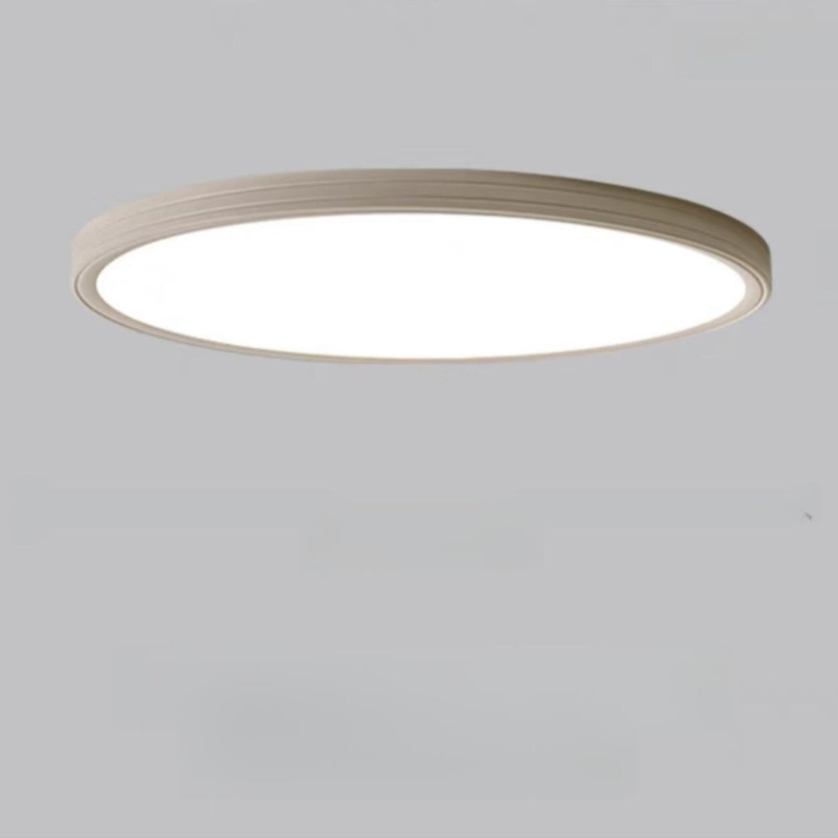 Minimalist White Rectangle LED Flush Mount Ceiling Lamp Image - 11