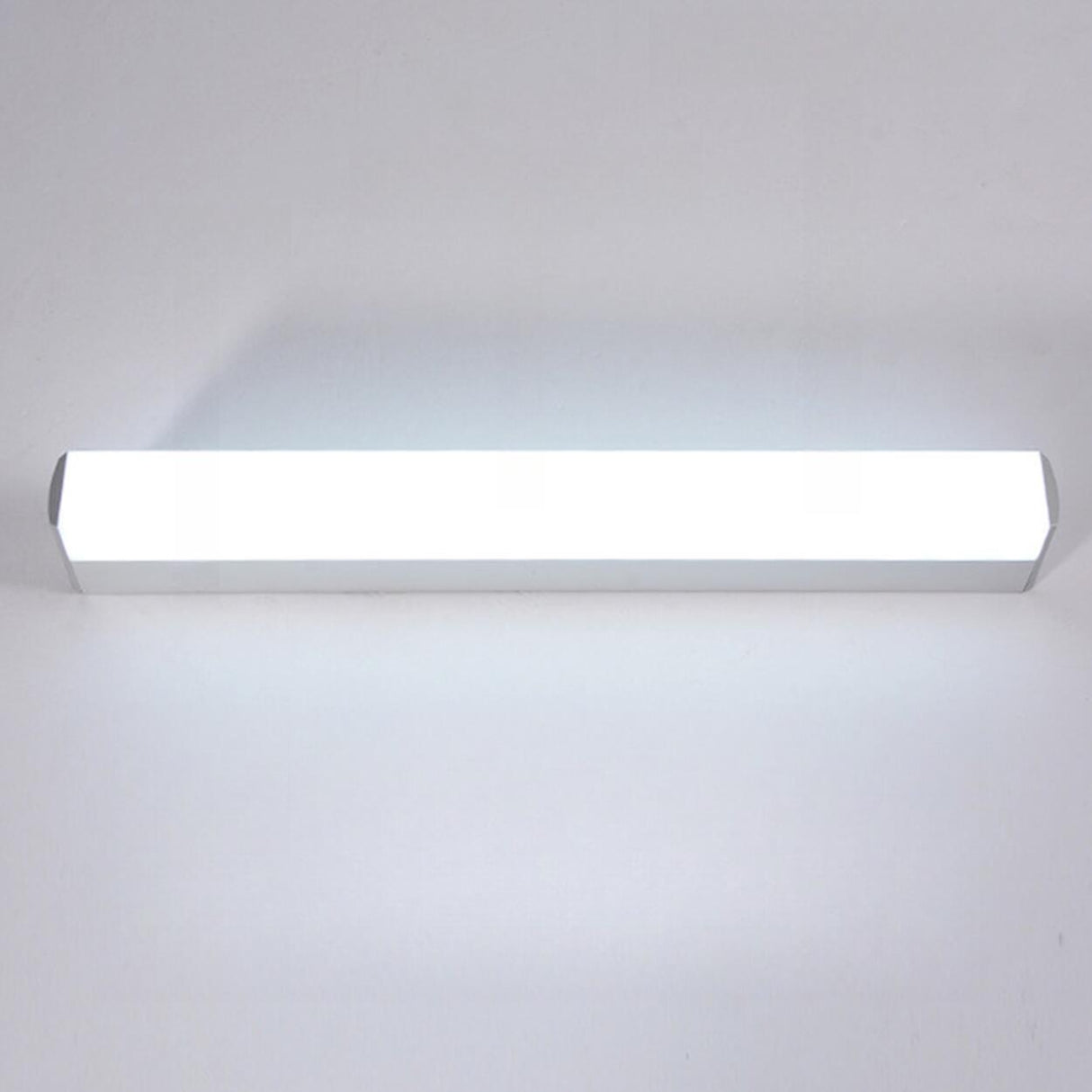 Minimalist White Rectangular Bathroom Vanity Light Image - 10