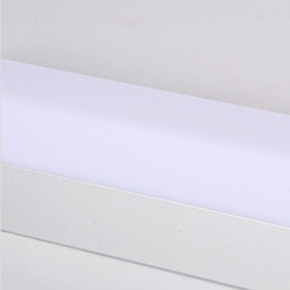 Minimalist White Rectangular Bathroom Vanity Light Image - 11