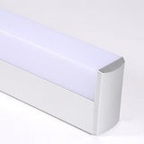 Minimalist White Rectangular Bathroom Vanity Light Image - 13