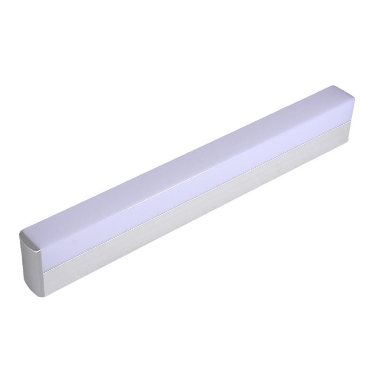 Minimalist White Rectangular Bathroom Vanity Light Image - 6