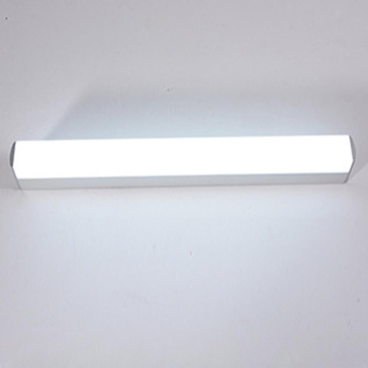 Minimalist White Rectangular Bathroom Vanity Light Image - 7