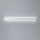 Minimalist White Rectangular LED Bathroom Vanity Light Image - 16