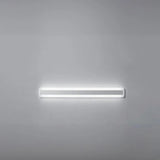 Minimalist White Rectangular LED Bathroom Vanity Light Image - 4