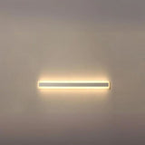 Minimalist White Rectangular LED Bathroom Vanity Light Image - 5