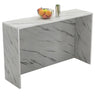 Minimalist White Rectangular Wood Living Room Bar Table Image - 8