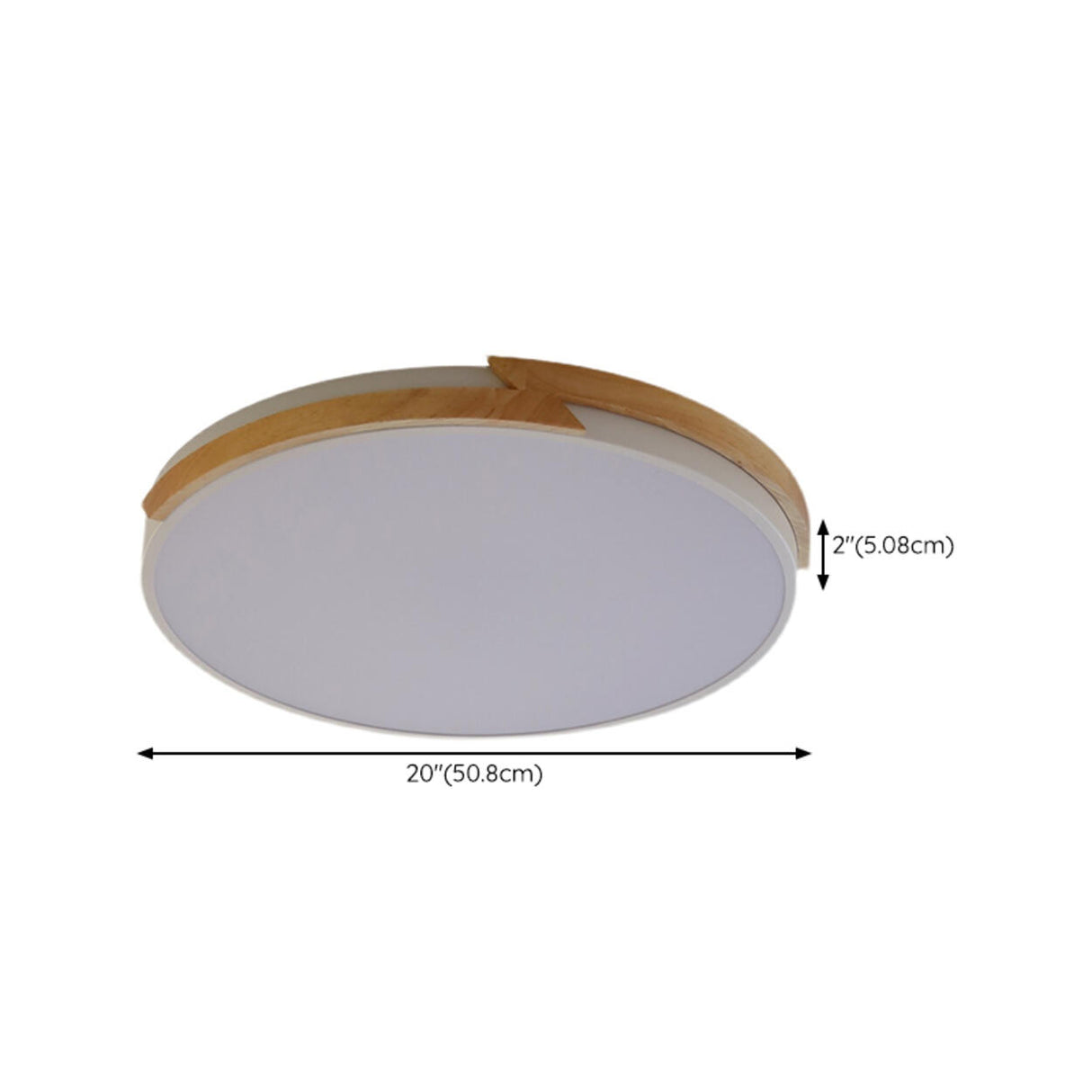 Minimalist White Round Bedroom Flush Mount Light Image - 22