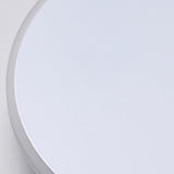 Minimalist White Round LED Acrylic Wall Sconce Image - 12