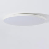 Minimalist White Round LED Flush Mount Ceiling Light  Image - 10