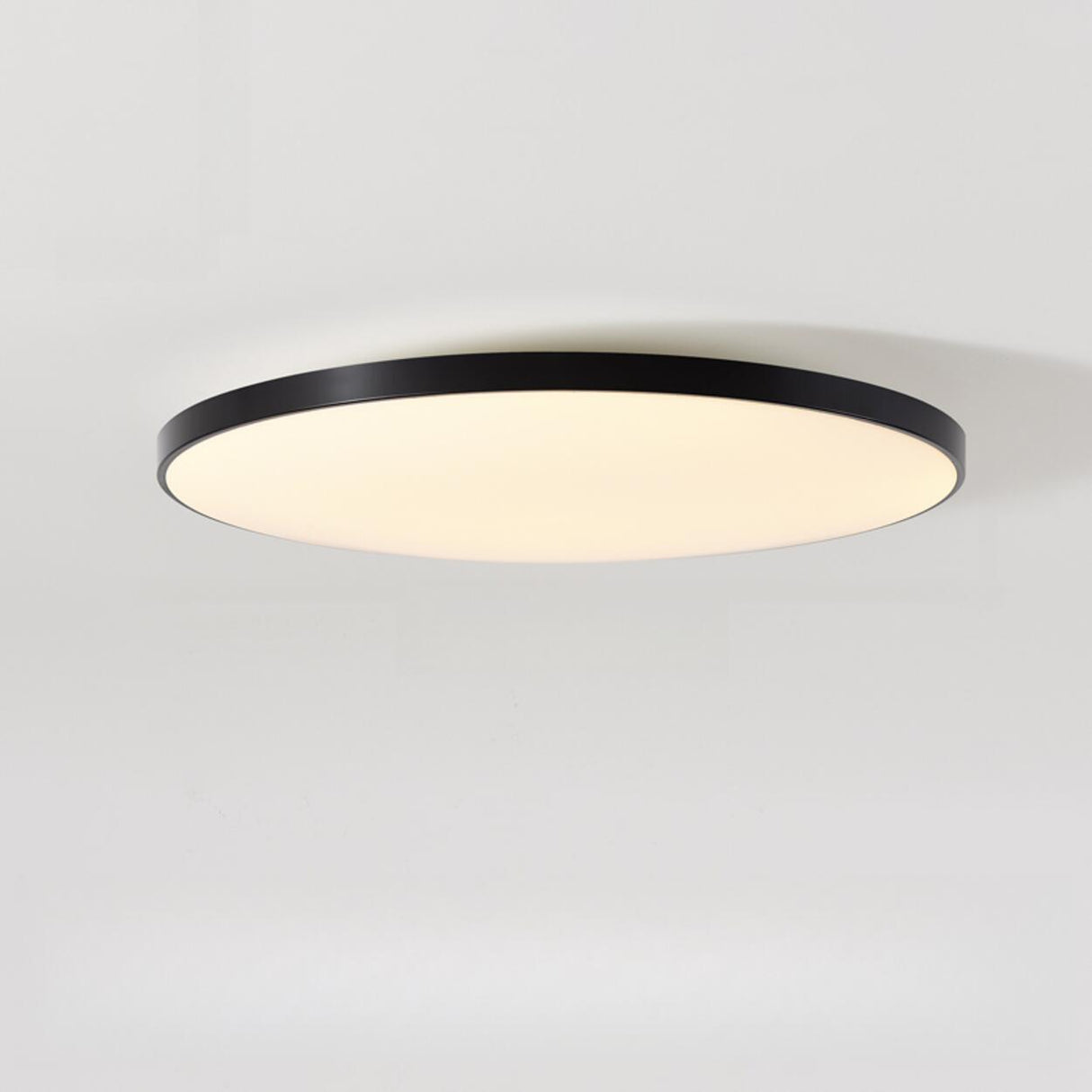 Minimalist White Round LED Flush Mount Ceiling Light  Image - 11