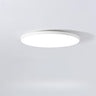 Minimalist White Round LED Flush Mount Ceiling Light  Image - 2