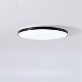 Minimalist White Round LED Flush Mount Ceiling Light  Image - 7