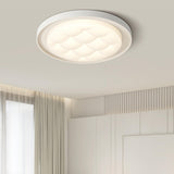 Minimalist White Square LED Flush Mount Ceiling Light Image - 3