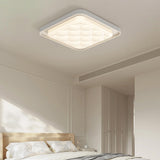 Minimalist White Square LED Flush Mount Ceiling Light Image - 4