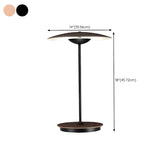 Minimalist Wide Umbrella Shade Metal Bedroom Table Lamp #size