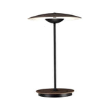 Minimalist Wide Umbrella Shade Metal Bedroom Table Lamp Image - 5