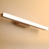 Minimalist Wood Rectangular Bathroom Vanity Light Image - 10