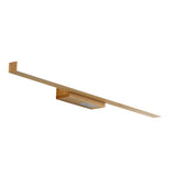 Minimalist Wood Rectangular Bathroom Vanity Light Image - 5