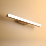 Minimalist Wood Rectangular Bathroom Vanity Light Image - 6