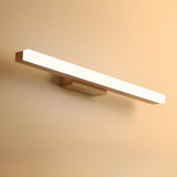 Minimalist Wood Rectangular Bathroom Vanity Light Image - 8