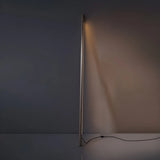 Minimalist Wooden and Acrylic Linear LED Floor Light Image - 7