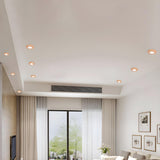 Minimalist Wooden Plate LED Flush Mount Ceiling Light Image - 3