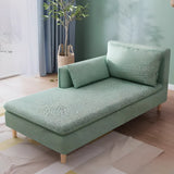 Mint Green Medium Rectangular Fabric Right-Arm Chaise Image - 1