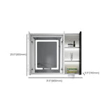 Mirrored Interior Surface Mounted Large Medicine Cabinet Image - 18