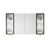 Mirrored Interior Surface Mounted Large Medicine Cabinet Image - 6