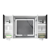 Mirrored Interior Surface Mounted Large Medicine Cabinet Image - 8