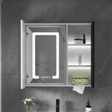 Mirrored Interior Surface Mounted Large Medicine Cabinet Image - 9